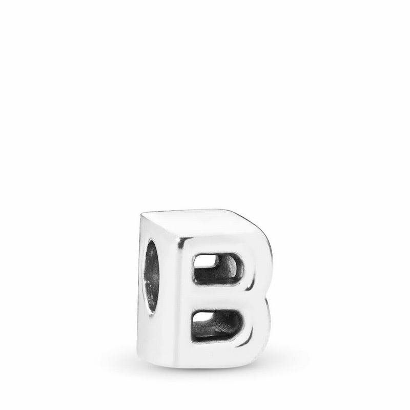 Pandora Letter B Charm Ireland - Sterling Silver - 046591WKM